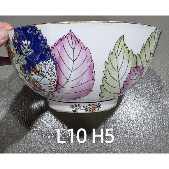 Antique Tabacco Leaf Bowl - Picture 1 of 7